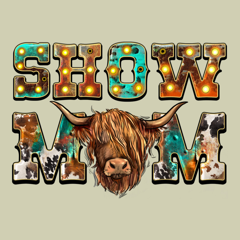 Show Mom Scottish Cattle Heavy Core Tee by BarkalooDesign | Teevron