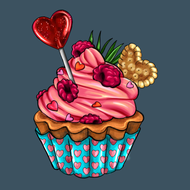 Valentines Day Cupcake Urban Heavy Tee by AdoDesignShop | Teevron