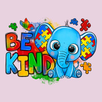 Be Kind Autism Elephant Ladies Tee | Teevron