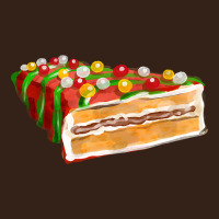 Red Christmas Cake Fa Element 1 Heavy Core Tee | Teevron