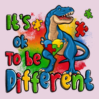 It's Ok To Be Different Autism Trex Ladies Tee | Teevron