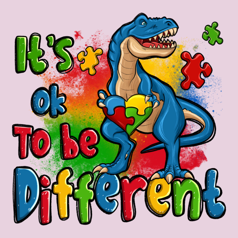 It's Ok To Be Different Autism Trex Ladies Tee by Zillion Design Studio | Teevron