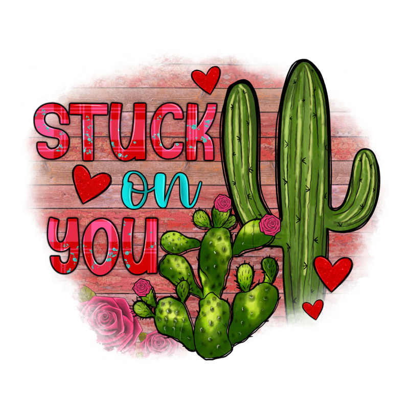 Stuck On You Cactus Long Sleeve Tee by JahusDesignShop | Teevron