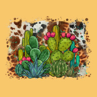 Watercolor Cactus Western Background Vintage Hoodie | Teevron