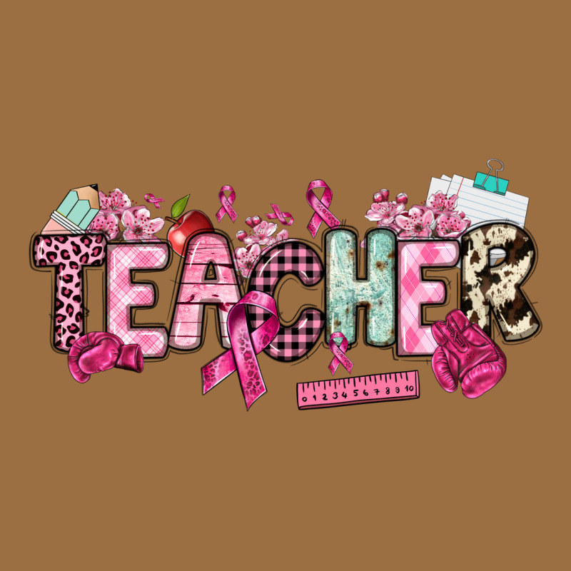 Cancer Awareness Teacher Vintage Tee by NancyCooperArtShop | Teevron