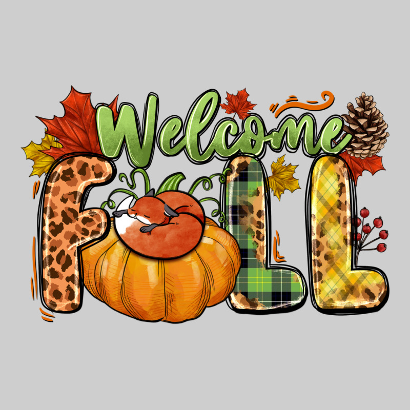 Welcome Fall Premium Sweatshirt by NancyCooperArtShop | Teevron