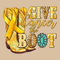 Give Cancer The Boot Childhood Cancer Heavyweight Hoodie | Teevron