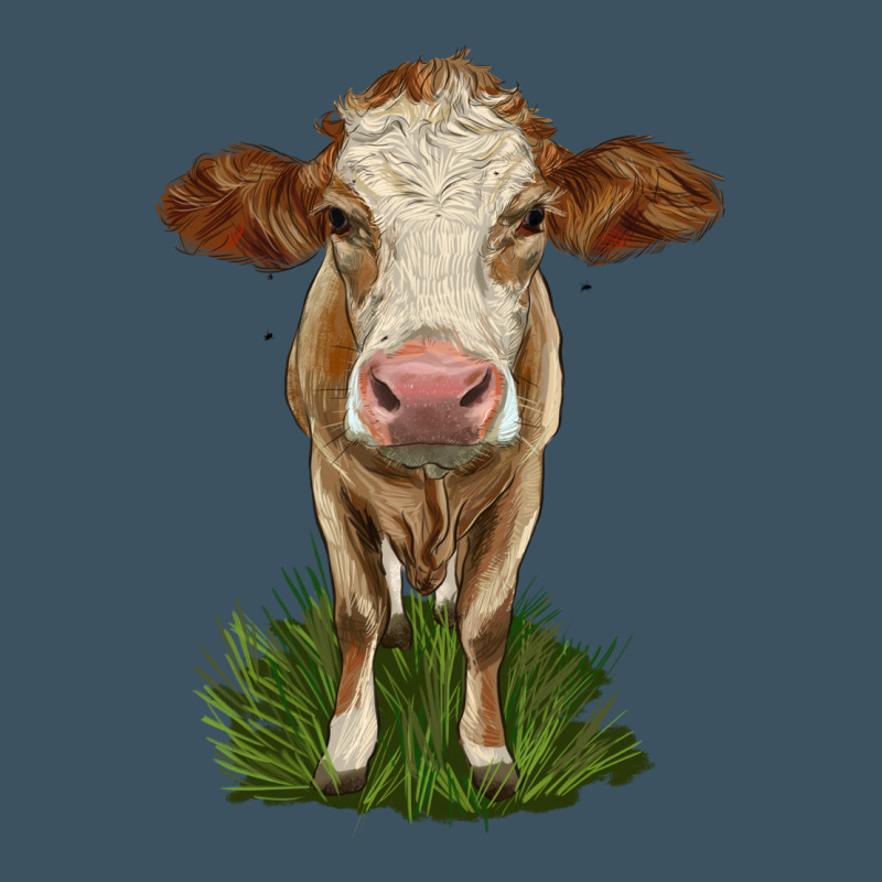 Simmental Heifer Urban Heavy Tee by LillyAllenDesigns | Teevron