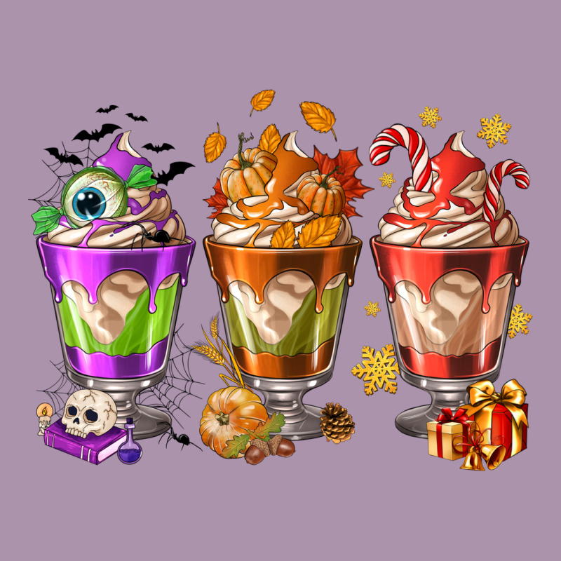 Hallothanksmas Coffee Cups Heavyweight Hoodie by NancyCooperArtShop | Teevron