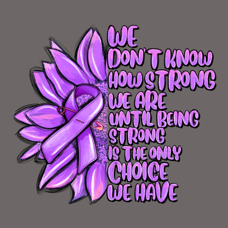 Purple Pancreatic Cancer Sunflower And Cancer Ribb Classic Tee by MaliasSmallBusiness | Teevron