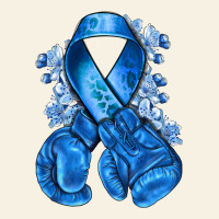Blueribbon With Boxing Gloves Vintage Tee | Teevron