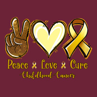 Peace Love Cure Bone Cancer Long Sleeve Tee | Teevron