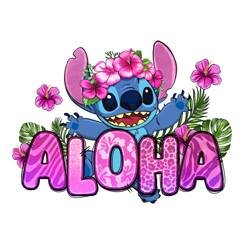 Aloha Summer Stitch Ladies Tee by Zillion Design Studio | Teevron