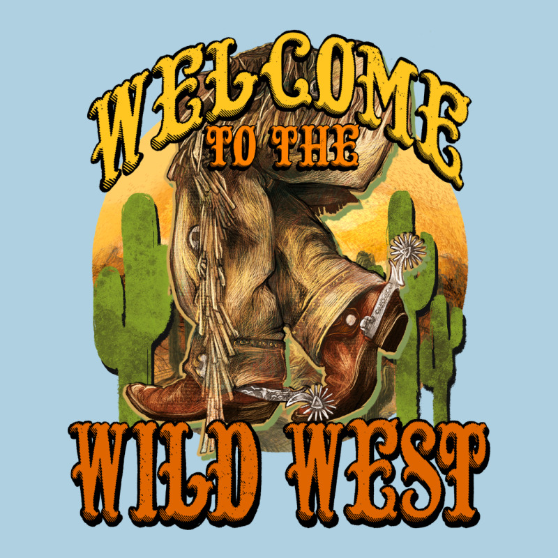 Welcome To The Wild West Cowboy Boots Premium Hoodie by HowdyJamesFarm | Teevron