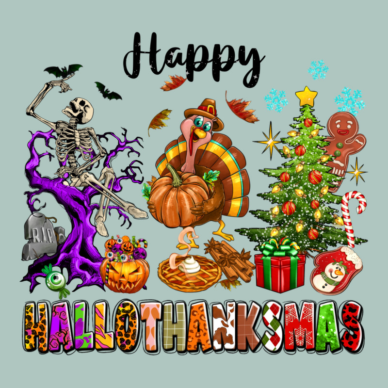 Happy Hallothanksmas Premium Sweatshirt by texasbilliewilder | Teevron
