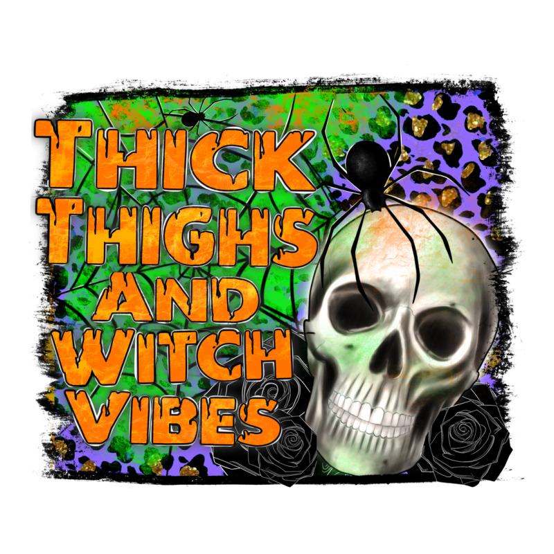 Thick Thighs And Witch Vibes Ladies Tee by JahusDesignShop | Teevron