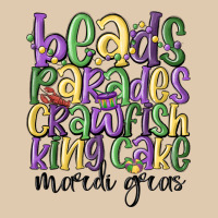 Beads Parades Crawfish King Cake Mardi Gras Heavyweight Sweatshirt | Teevron