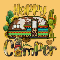 Happy Camper Caravan And Gnome Vintage Hoodie | Teevron