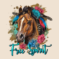 Free Spirit Quarter Horse Floral Urban Heavy Tee | Teevron