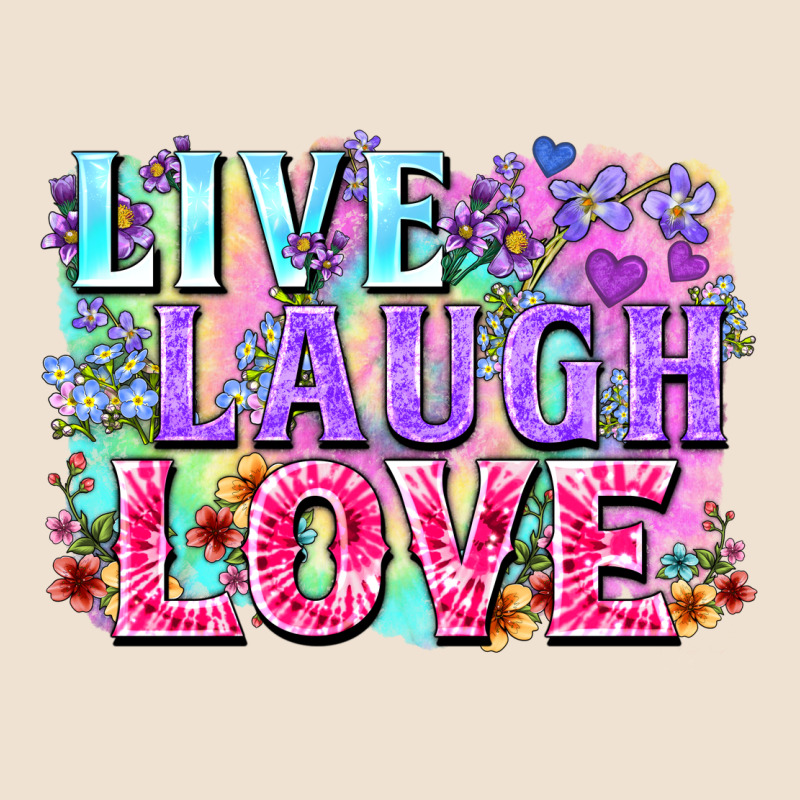 Live Laugh Love Hippie Valentine's Day Urban Hoodie by FaDigitalArtStudio | Teevron