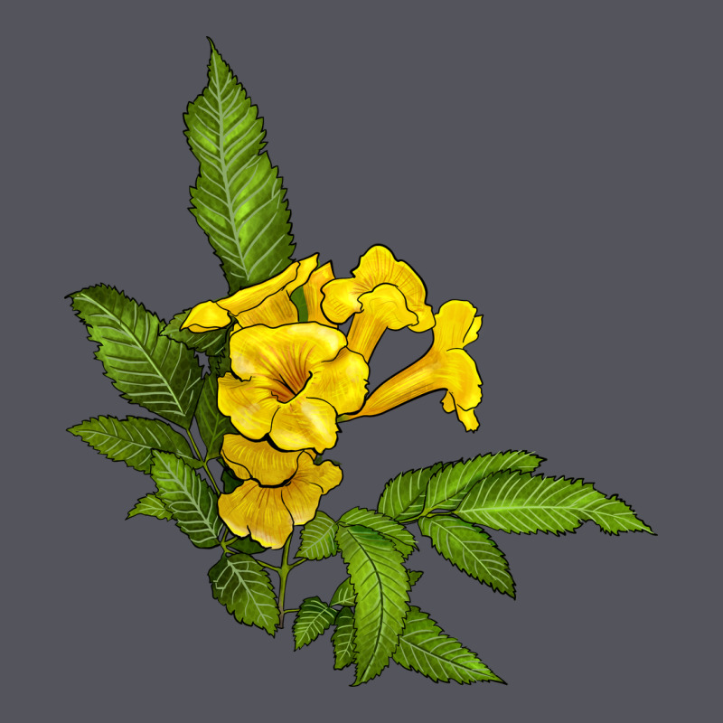 Yellow Elder Flower Vintage Hoodie by LillyAllenDesigns | Teevron