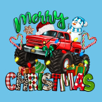 Merry Christmas Monster Truck Premium Sweatshirt | Teevron