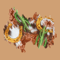 Horseshoe Cowhide Cactus Patch Vintage Tee | Teevron