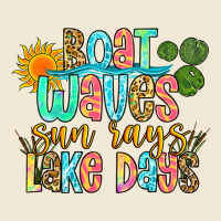 Boat Waves Sun Rays Lake Days Ladies Tee | Teevron