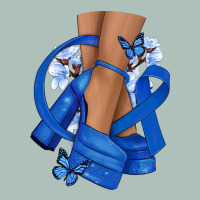 Colon Cancer Diva Blue Ribbon Heavyweight Hoodie | Teevron
