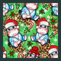 Christmas Cute Hippo Sitting Premium Sweatshirt | Teevron