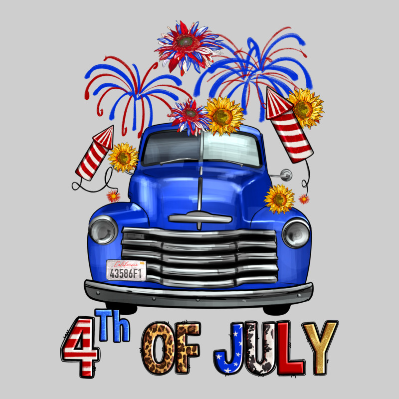 Western Fourth Of July Truck Premium Tee by FaDigitalArtStudio | Teevron