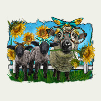 Cute Hempshire Sheep Family Urban Heavy Tee | Teevron