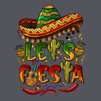 Let's Fiesta Mexican Hat Vintage Hoodie | Teevron