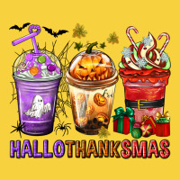 Hallothanksmas Coffee Cups Premium Sweatshirt | Teevron