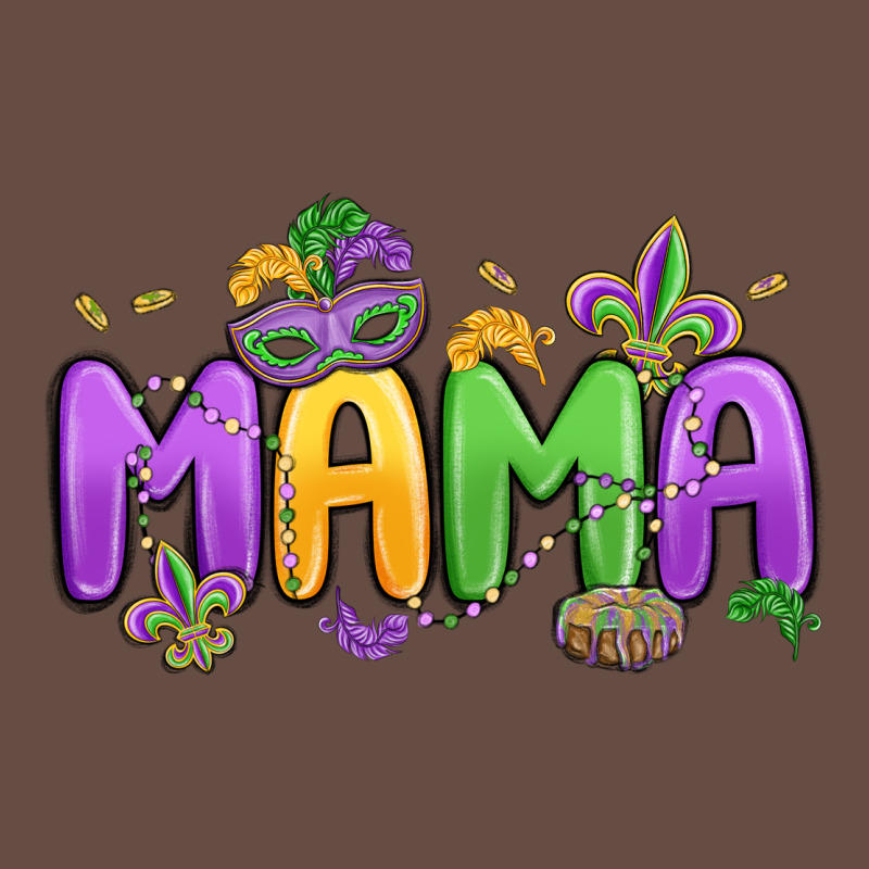 Mardi Gras Mama Long Sleeve Tee by MaliasSmallBusiness | Teevron