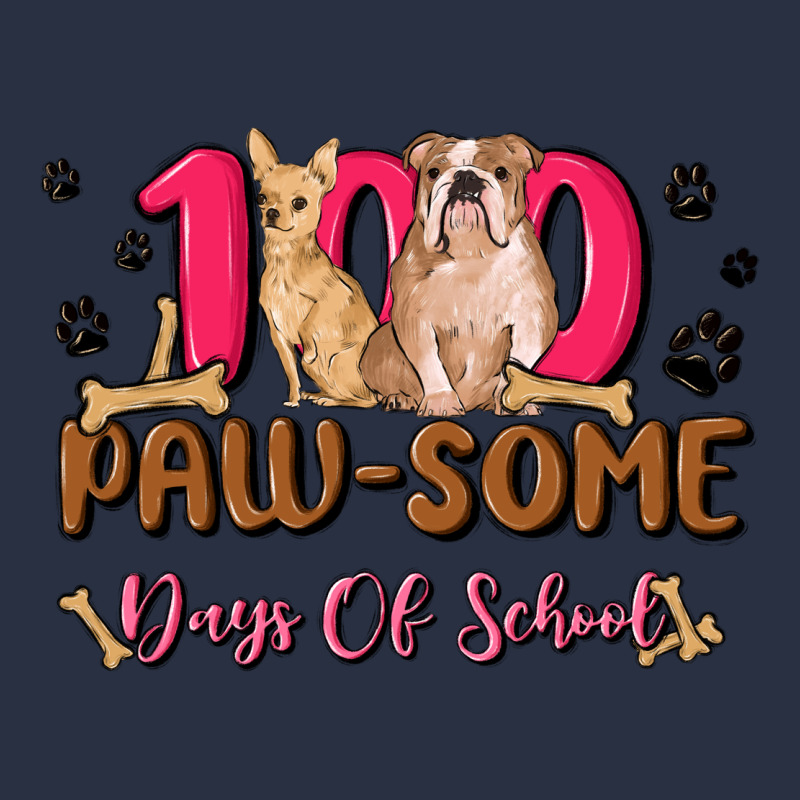 100 Paw Some Days Of School Heavyweight Sweatshirt by MaliasSmallBusiness | Teevron