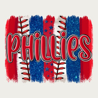 Phillies Baseball Team Spirit Brushstrokes Zipper Hoodie | Teevron