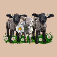 Baby Sheeps With Daisies Urban Heavy Tee | Teevron