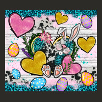 Easter Hearts Cowhide Tumbler Easter Day Heavy Core Tee | Teevron