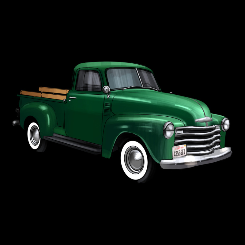 Western Green Truck Right 34 View 1 Premium Tee by FaDigitalArtStudio | Teevron