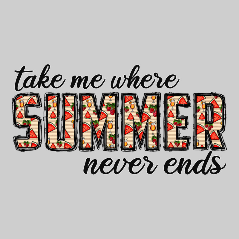 Take Me Where Summer Never Ends Premium Tee by CowhideDigitalArt | Teevron