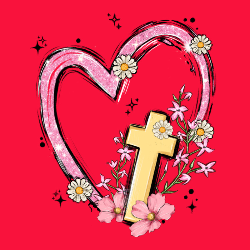 Heart Cross Classic Tee by MaliasSmallBusiness | Teevron