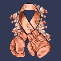 Uterine Cancer Peach Ribbon With Boxing Gloves Heavyweight Hoodie | Teevron