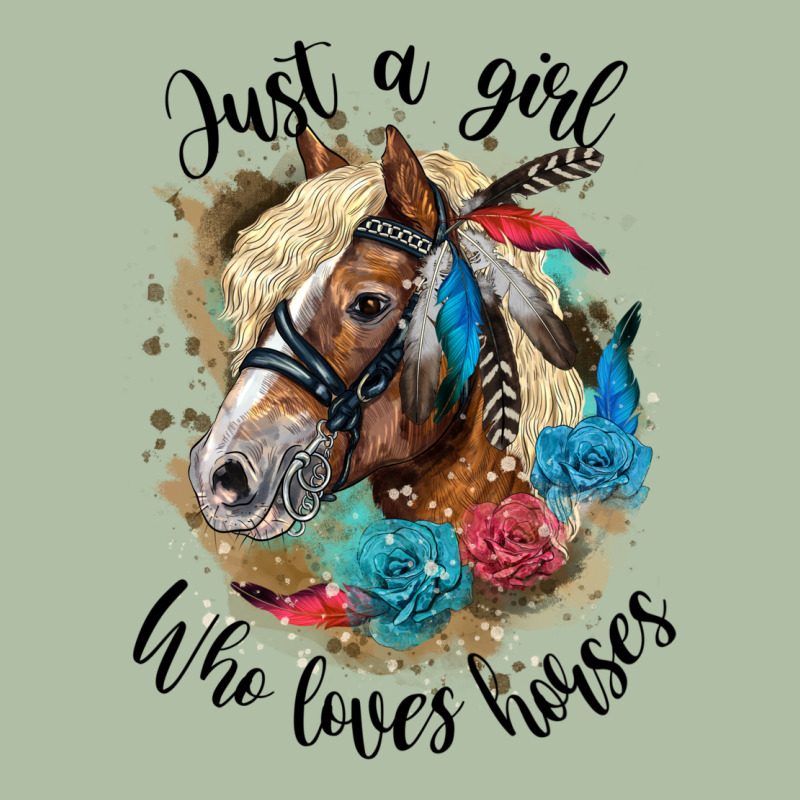 Just A Girl Who Loves Horses Haflinger Urban Heavy Tee by LillyAllenDesigns | Teevron