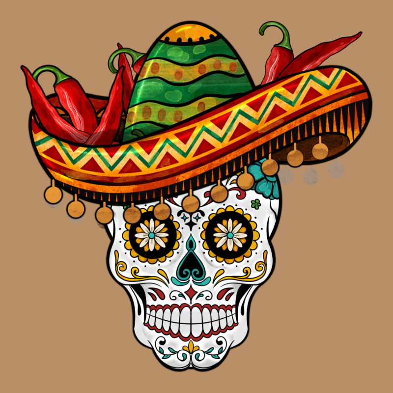 Cinco De Mayo Sombrero Skull Vintage Hoodie by BarkalooDesign | Teevron