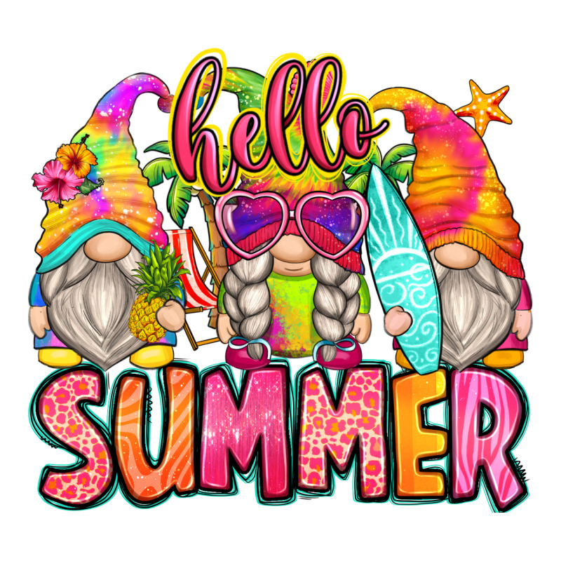 Hello Summer Gnomes Ladies Tee by Zillion Design Studio | Teevron
