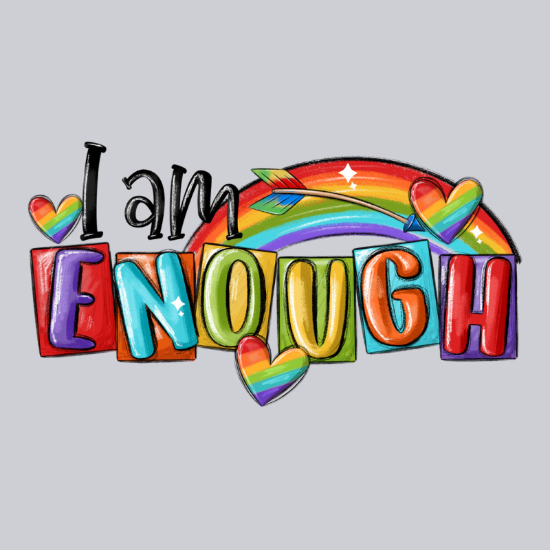 I Am Enough Lgbt Heavyweight Sweatshirt by MaliasSmallBusiness | Teevron