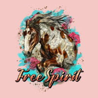 Free Spirit Mustang Horse Urban Heavy Tee | Teevron
