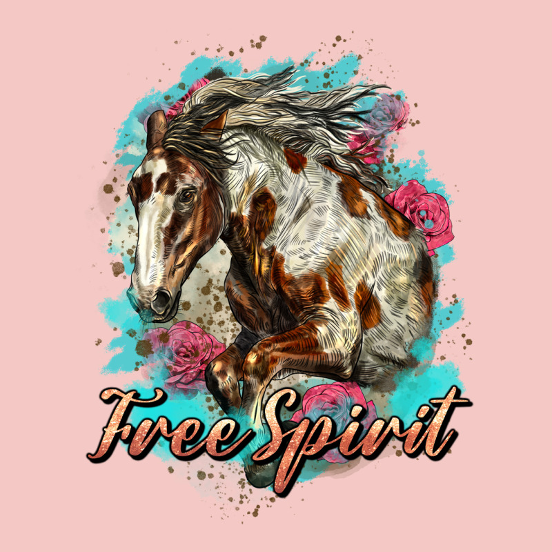 Free Spirit Mustang Horse Urban Heavy Tee by LillyAllenDesigns | Teevron