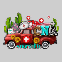 Cna Nurse Truck With Cactus And Sunflowers Premium Tee | Teevron